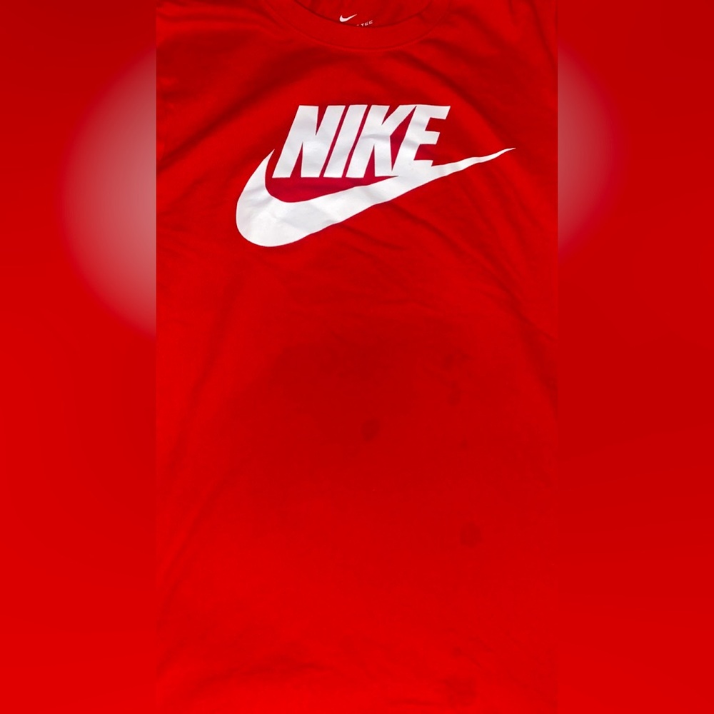 Red Nike long sleeve shirt